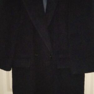 Perry Ellis... From Saks Fifth Ave. boucle navy long coat